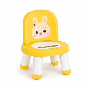 Chaise Enfant en Plastique avec Dossier Motif Animal