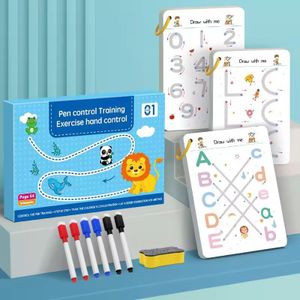 Coffret d'Exercices de Contrôle du Stylo "Pen Control Training" - 64 Pages réutilisables