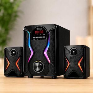 Original Super Power Home Cinéma Bluetooth Multimédia - OP-203 Bluetooth - FM-USB-carte Mémoire - Noir Garantie 12 Mois