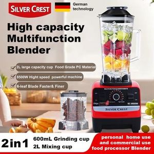 SILVER CREST Super Blenders, Mixeurs Avec 2 Bocaux - 8500W- 2.0L 2 En1