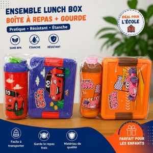 2 Kit Déjeuner Enfant ("Speed Stat Car")