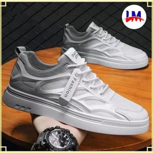 Chaussures Pour Hommes Dégradées De Haute Qualité Lm - Gris Blanc