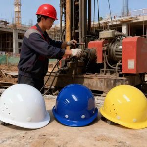 Casque de Sécurité de Chantier – Protection Industrielle Ajustable( 1 pièce)