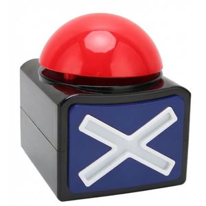 Bean Buzzer Gros Bouton Rouge pour jeu de Culture Générale 