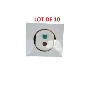10 DISMATIC Encastré Doré ( 10 unités )