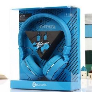 Casque Audio Bluetooth Sans Fil SH10 - Bleu