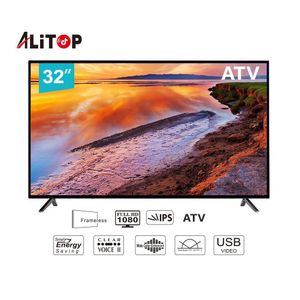Alitop TV LED 32" (80 cm) - Analogique - HD - Noir