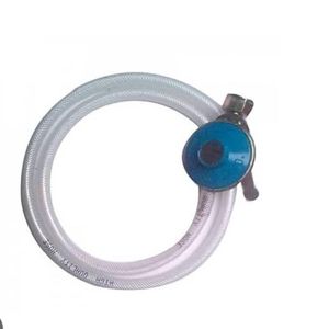 Kit Robinet de Bouteille de Gaz avec Tuyau Flexible et Aiguille de Remplissage