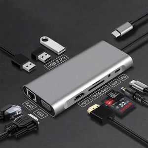 Adaptec adaptateur Type C USB C 10 en 1