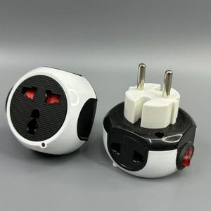 Adaptateur Prise Murale Universel 16A 250V Type E/F Schuko, avec Interrupteur Électrique – multiprise secteur..