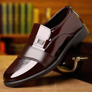 Chaussures Plates Confortables Respirantes Classiques Pour Hommes- Marron