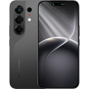 Tecno Camon 50 - 6,78" - 4G - Dual SIM - (8+8)GB RAM - 256GB ROM - 32MP/50MP - 6150 mAh - Moonshadow Black - Noir clair de lune