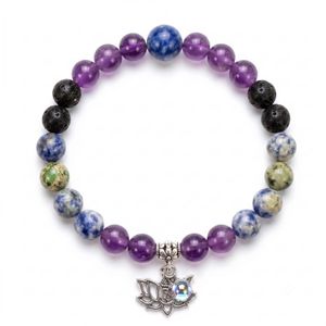 Bracelet à perles tendance très populaire   Pour hommes et femmes