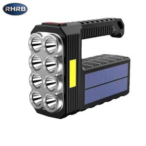 Lampe de poche à lumière forte rechargeable, batterie de capacité 1200