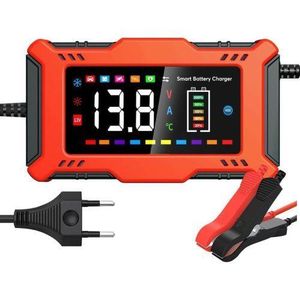 Chargeur de batterie pour voiture/moto, chargeur à impulsions entièrement automatique, 12 V, 4 Ah à 100 Ah