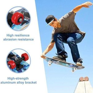 Partagez ce produit    Skateboard Jeux Pour Enfants Et D'adolescents Planche à Roulettes En Bois D'érable Pour Enfants, Planche à Roulettes