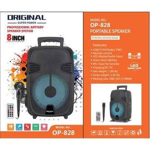 Original Super Power Haut Parleur Audio - USB-FM RADIO + 1 Micro