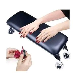  Coussin de soutien pour ongles en cuir microfibre et pieds en acier inoxydable