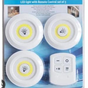 Ensemble de 3 lampes de nuit intelligentes sans fil à LED avec télécommande pour décoration de cuisine, armoire, couloir, salle de bain