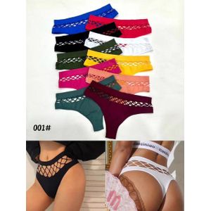 Lot de 6 slips sexy coton 