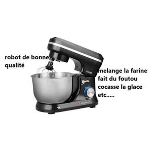Binatone Robot de cuisine multifonction très puissant de bonne qualité pour piler du foutou, la glace, mélanger la farine pour faire les gâteaux, etc. - 24 MOIS DE GARANTIE