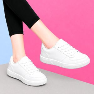 Basket Femme/ Homme en gomme - blanc