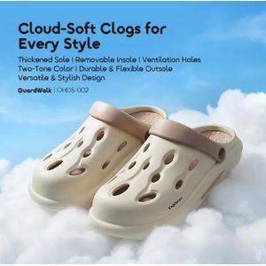 Oraimo Chaussures GuardWalk OHDS-002 Chaussures Crocs Confortable Beige - Tapette Fermée