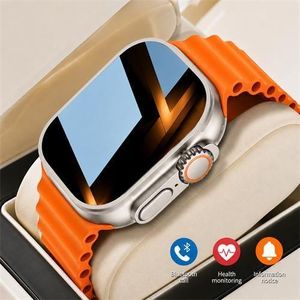 Litglobe T12 Ultra Pro Max Montre Connectée Sport 49mm Écran OLED 2.3" Full Touch Appel Bluetooth Compatible Android iOS