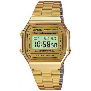 Casio Montre Retro - Vintage - A168WG-9WDF - Montre Unisex - Doré
