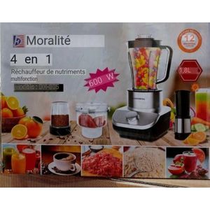 Blender multifonction - hachoir - moulure à grain - mixe légumes et fruits- 