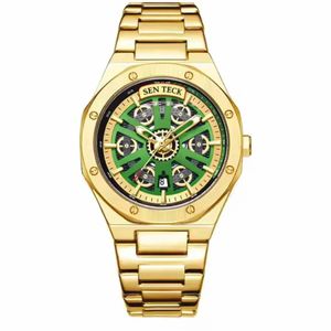 Montre Homme de Luxe SEN TECH  – Quartz Premium, Acier Inoxydable, Sport Élégant