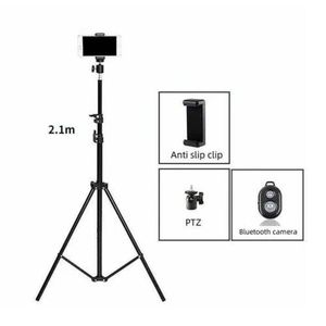 Trépied De Camera Et Téléphone 2m10 Noir
