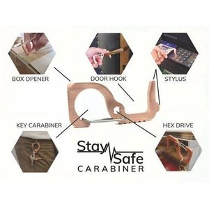 2Pcs Ouvre-porte EDC Ouvre-porte Antibactérien Avec LOGO