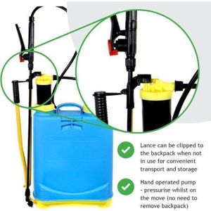 Super Pulvérisateur à Dos Pour Jardin 16L
