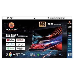 East Point TV 55 Pouces EP - ANDROID/WIFI - DÉCODEUR INTÉGRÉ