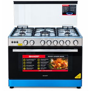 Cuisinière à gaz 5 Feux – Four 115 L