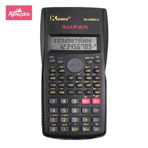 Arsuxeo Affichage de 12 chiffres calculatrice scientifique grand écran multifonctionnel calculatrice de 240 fonctions opération Simple écran 2 lignes