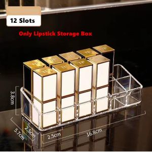 Organisateur de Rouge à Lèvres 12/16/28 Emplacements Transparente, Support à Gloss à Lèvres Forme de Poisson Tour, Présentoir Boîte de Rangement Maquillage Cosmétique