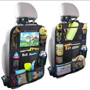 Organisateur arrière de siège auto multi-poches avec support pour tablette tactile