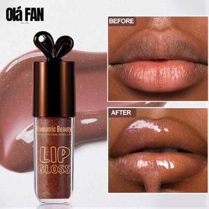 Olá FAN OLA FAN Gloss Miroir Chocolat - Huile à Lèvres Brillante & Hydratante