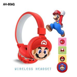 Ecouteur Écouteurs Sans Fil Bluetooth Super Mario Pour Enfants