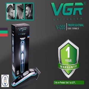 VGR Tondeuse Rasoir VGR Electrique Rechargeable Pour Cheveux Et Barbe - Mo. V-055 - Noir
