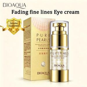 BIOAQUA Crème contour des yeux hydratante et lissante à la perle pure-25 g