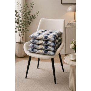 Partagez ce produit    4 Coussin de Chaise Floral Douceur Confort