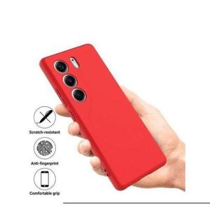 Tecno Coque En Silicone Compatible Camon 40 Pro - rouge