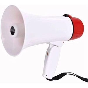 Mégaphone Max - 30W Rechargeable Ou Avec Pile - BLANC