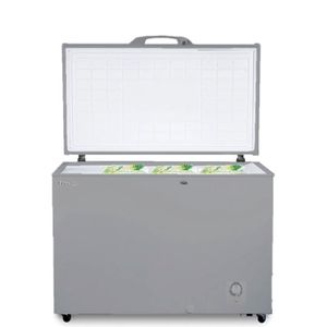 Hisense Congélateur Horizontal -Fc390Shi /Gris/Direct Cooling/1Panier/Cle/220-240V/R600/1114(W)*630(D)*847(H)Mm/297L