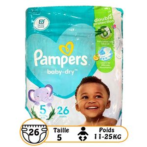 PAMPERS Baby-dry pants couches-culottes taille 3 (6-11kg) 31 couches pas  cher 