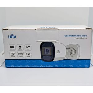 Uniview Caméra de Surveillance Extérieure  Bullet Full HD 1080P - Analogique- Étanchéité IP67 - Vision Nocturne Smart IR 20m - Qualité Pro