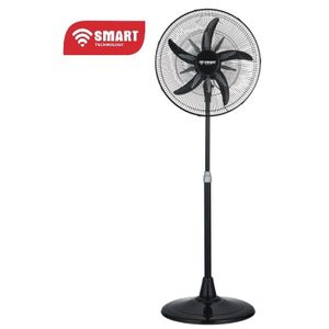 SMART TECHNOLOGY 20" Ventilateur Silencieux Anti-Moustique -STV-B2024C- Noir -110W- 5 Hélices- Garantie 1 Mois